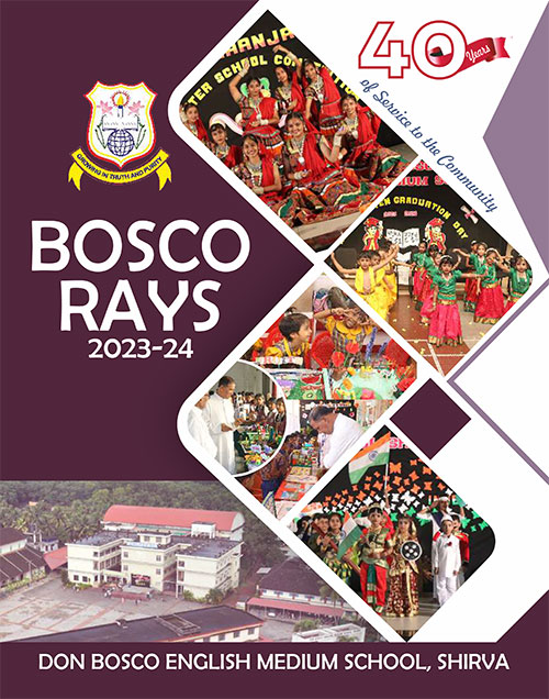 Don Bosco School Magazine 2023-2024 Cover