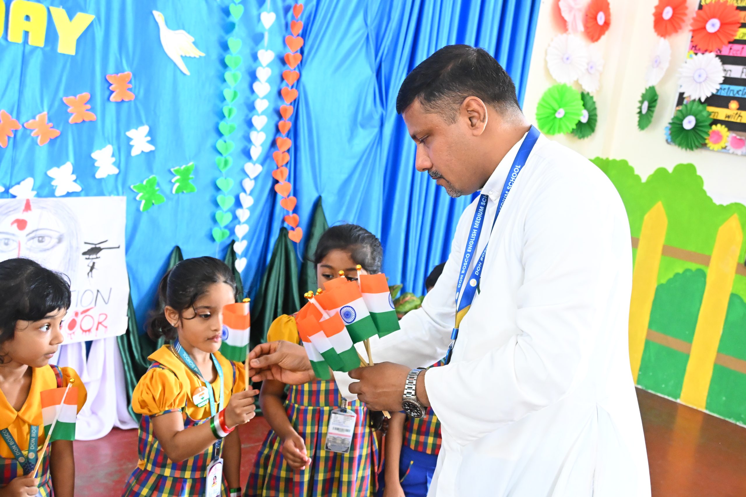 Independence Day Celebration in Don Bosco Kindergarten